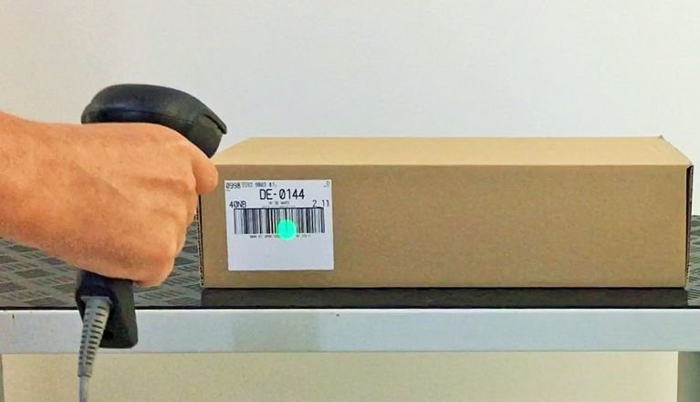 Schritt 1: Abscannen des Pakets